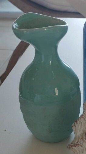 3 x Pale Green Vase (glazed and matt)
