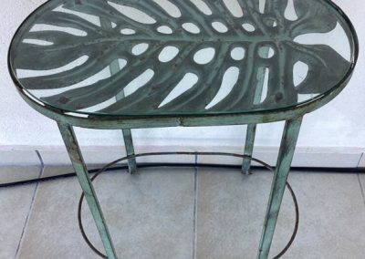 Monstera Deliciosa side table
